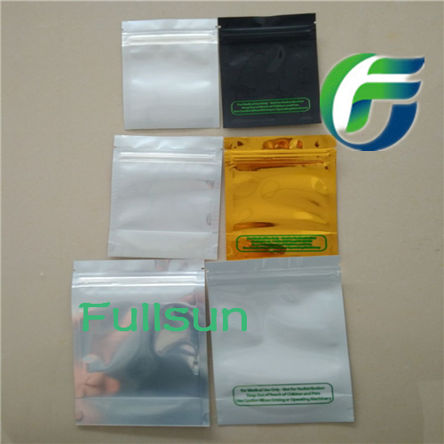 Plastic food Tobacco Zipper Bags
