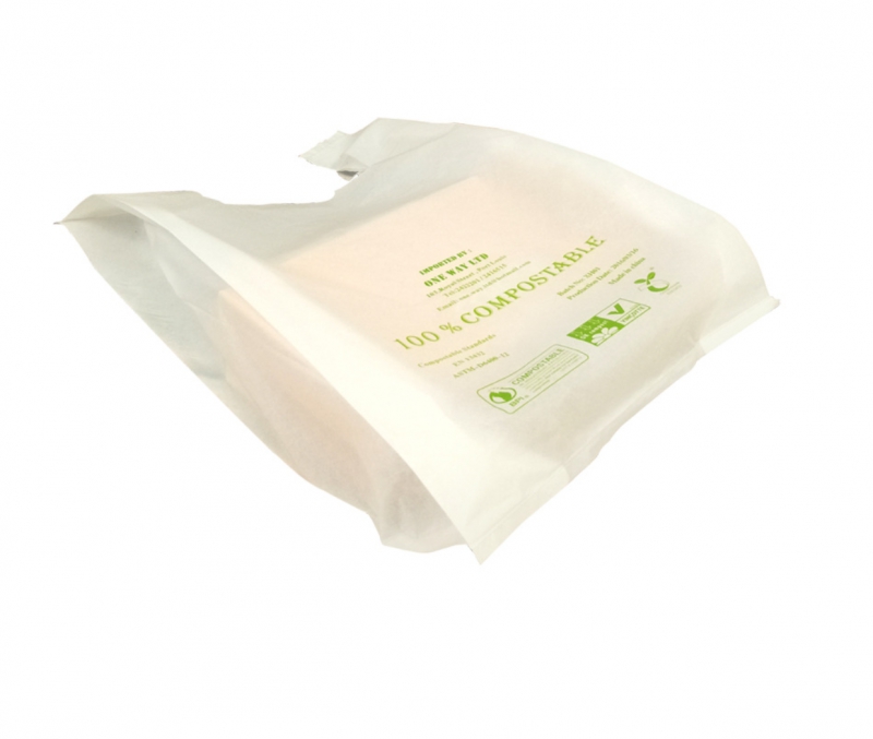 Biodegradable plastic garbage trash shopping bags