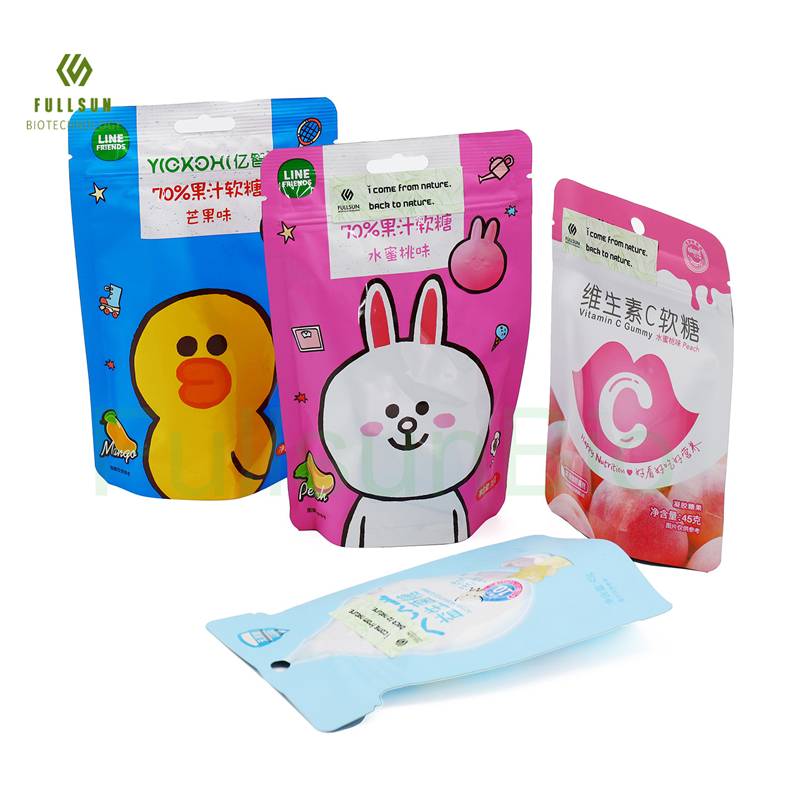 Custom Drawstring Biodegradable Compostable Stand up Pouch with Zipper for Tea/Bread/Food/Coffee