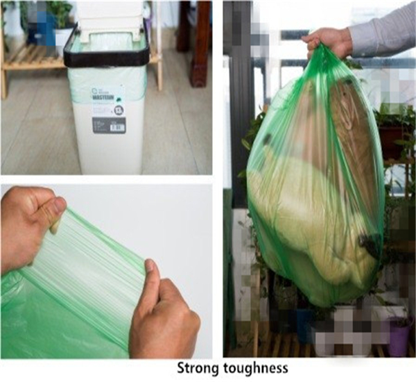 Biodegradable bags are large