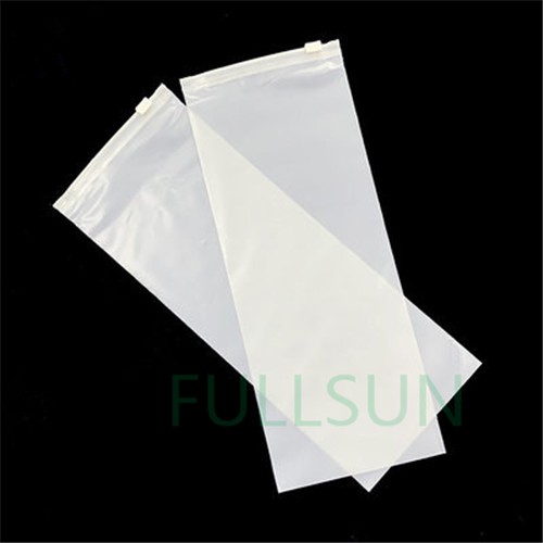 Biodegradable Plastic clothes zipper bags